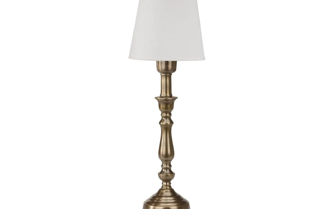 Therese Lampfot 34cm Antikmässing