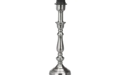 Therese Lampfot 50cm Antiksilver