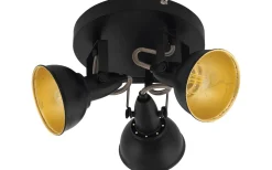 Thornton Takspotlight 25cm Svart/Guld