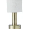 Tiara Uppladdningsbar Bordslampa 24cm LED CCT Antikmässing