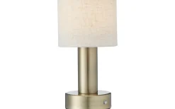 Tiara Uppladdningsbar Bordslampa 24cm LED CCT Antikmässing