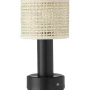 Tiara Uppladdningsbar Bordslampa 24cm LED CCT Svart