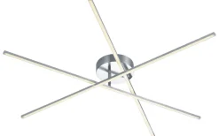 Tiriac Plafond LED borstat stål