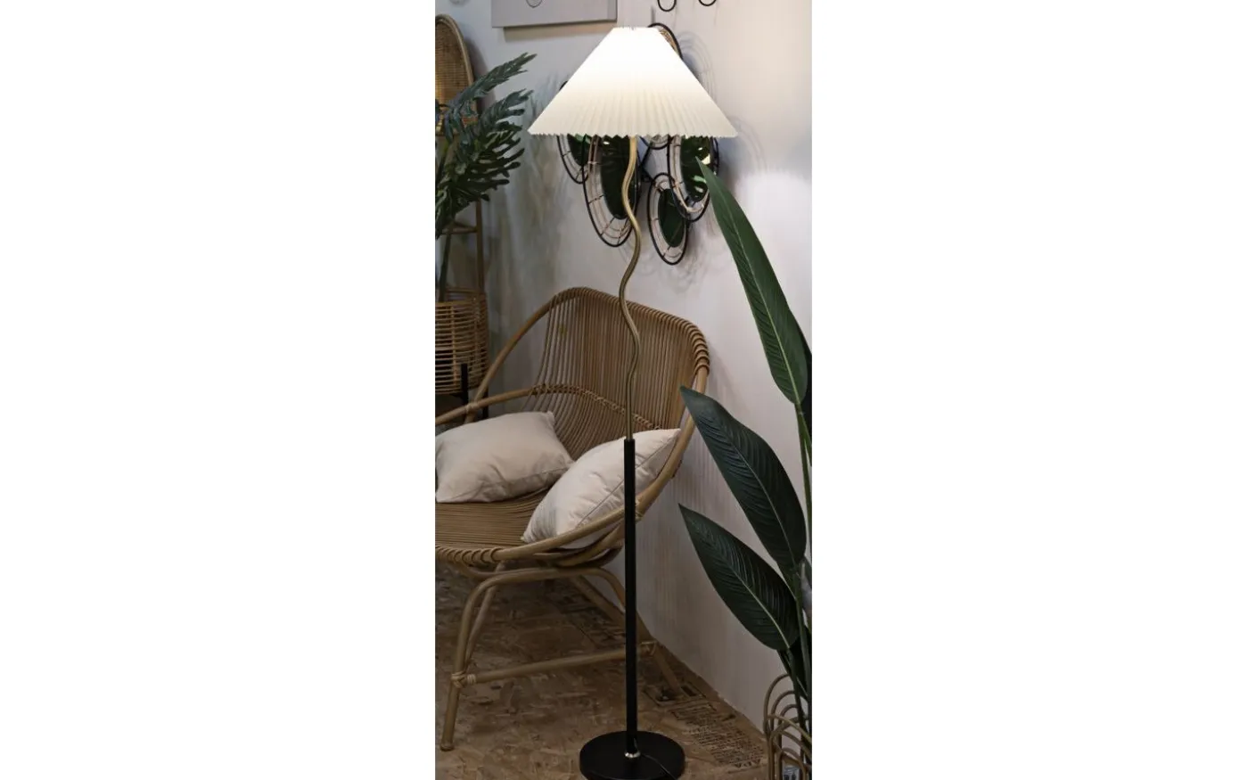 Titan Golvlampa 172cm Svart/Guld