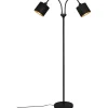 Tommy Golvlampa 2-delad E14 matt svart/guld