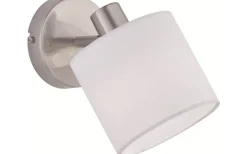 Tommy Spotlight E14 borstat stål/vit