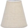 Toppringskärm E14 Ø15cm Lin Natur