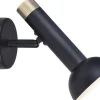 Torch Vägglampa Svart/Mässing