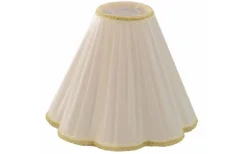 Torino Plisserad Toppringskärm Ø25cm Beige