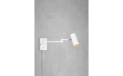 Torino Vägglampa 1L Vit
