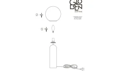 Torrano Bordslampa 53cm E14 Grön