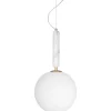 Torrano Taklampa 30cm E14 Vit/Opalvit