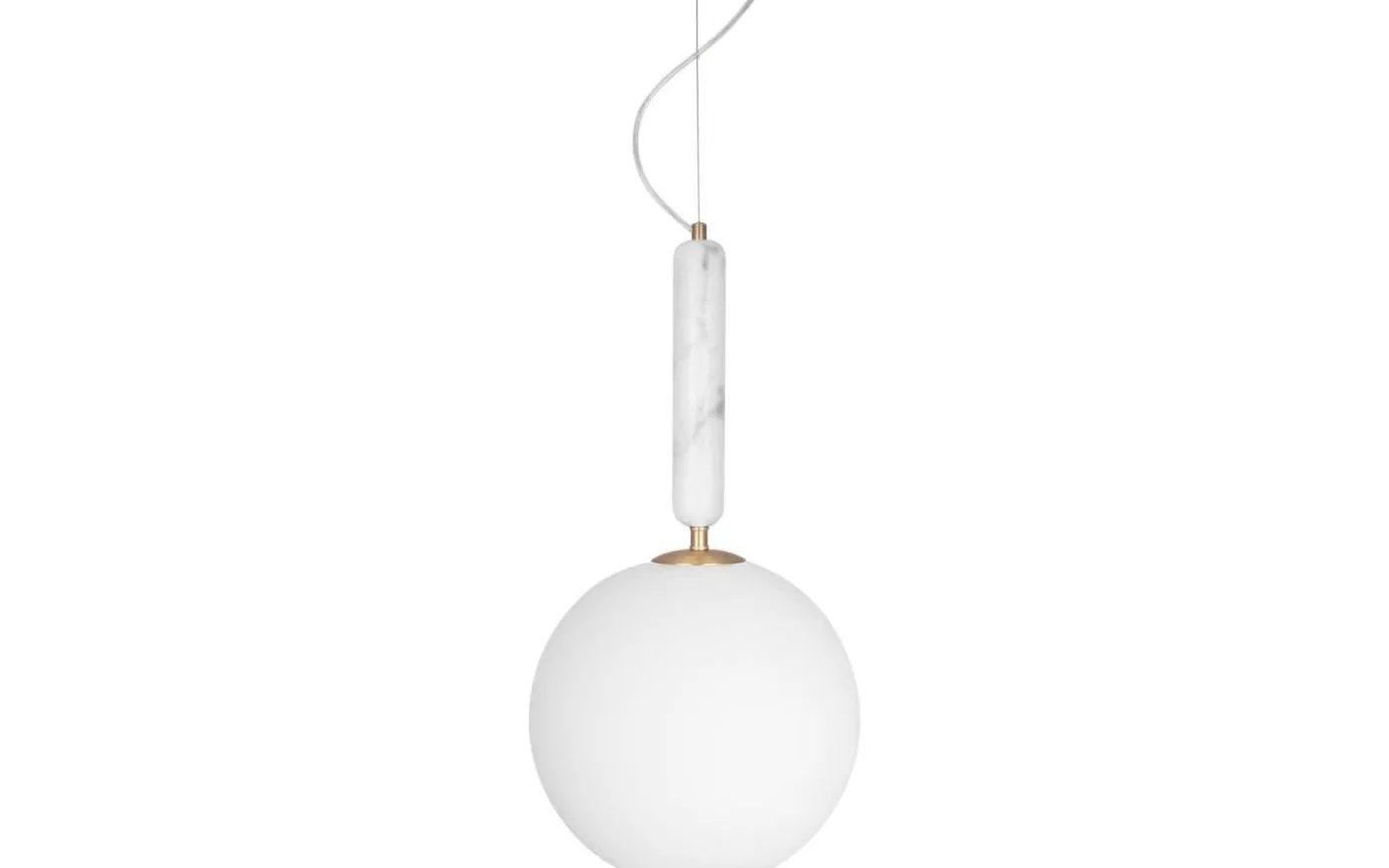 Torrano Taklampa 30cm E14 Vit/Opalvit