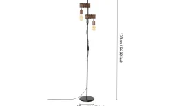 Townshend 4 Golvlampa 169cm Brun