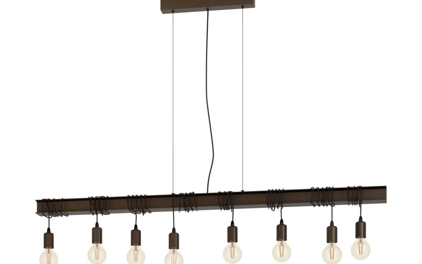Townshend 4 Taklampa 150cm 8L Antikbrun