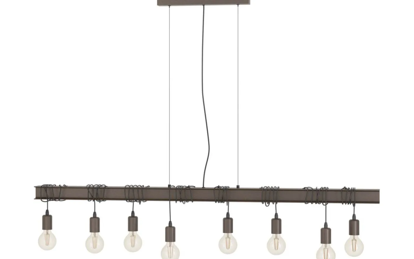 Townshend 4 Taklampa 150cm 8L Antikbrun