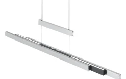 Trajan Taklampa LED borstad aluminium/svart