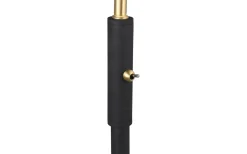Traveller Golvlampa E27 mattsvart/mattmässing