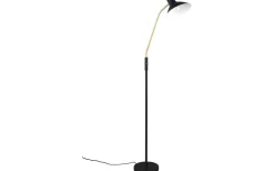 Traveller Golvlampa E27 mattsvart/mattmässing