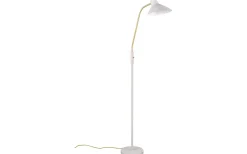 Traveller Golvlampa E27 varmgrå/matt mässing