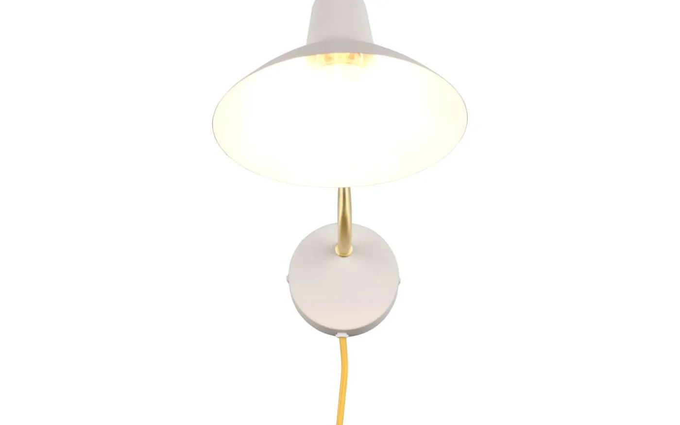 Traveller Vägglampa E27 varmgrå/matt mässing