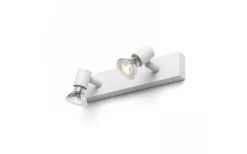 Trica III Vägglampa 2L Vit