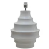 Trinity Lampfot 25cm Glossy White