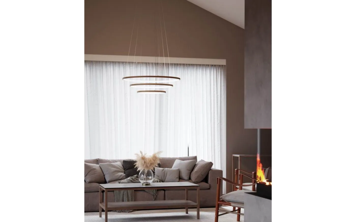 Trione Taklampa LED 80cm Natur