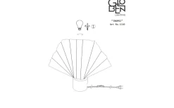 Tropez Bordslampa 35cm Ek/Natur