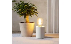 Tub Bordslampa E27 10cm Vit