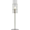 Tubo Bordslampa 50cm Satin Nickel/Klar
