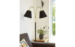 Tullgarn Golvfot 148cm 2L Mässing/Svart