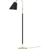 Tullgarn Golvfot 148cm Mässing/Svart