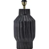 Turi Lampfot 45cm Svartbrun