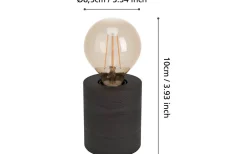 Turialdo 1 Bordslampa 10cm Svart