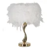 Tutto Bordslampa Fjädrar 47cm Vit