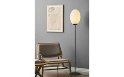 Twist Golvlampa 145cm Svart/Opal