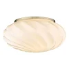 Twist Plafond Ø25cm Mässing/Opal