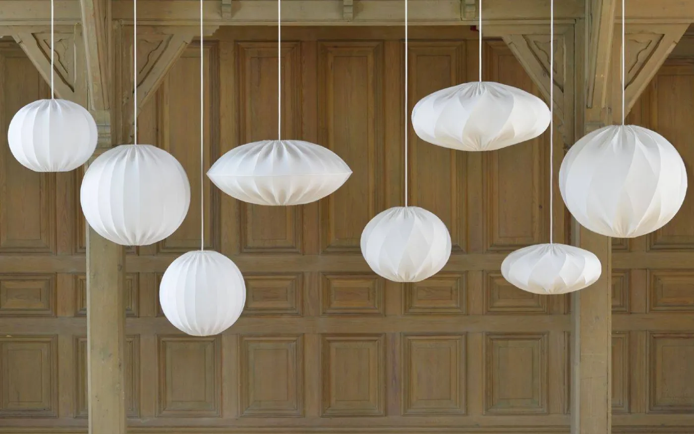 Ufo Lampskärm Ø62cm Stretch Vit Lyx