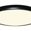 Ultra Light Plafond Ø30cm LED 3-Steg DIM Minne 3000K 1600lm 18W(150W) Svart IP54