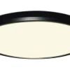 Ultra Light Plafond Ø24cm LED 3-Steg DIM Minne 3000K 1250lm 15W(100W) Svart IP54