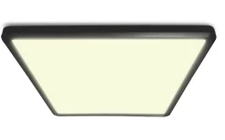 Ultra Plafond 29cm LED 3-Steg DIM Minne 3000K 1600lm 18W(150W) Svart IP54