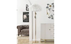 Unica Golvlampa 165cm Vit/Guld
