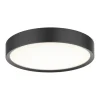 Universal Plafond Ø28cm LED 3-Steg DIM 3000K 800lm 12W(80W) Svart IP44