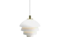 Valencia Fönsterlampa 18cm Vit/Mässing