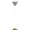 Valencia Golvlampa 151cm Vit/Mässing