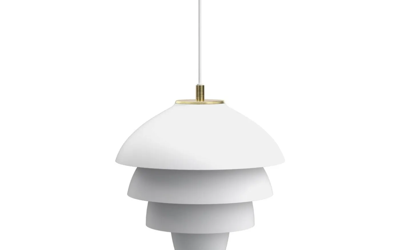 Valencia Taklampa 32cm Vit/Mässing