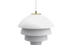 Valencia Taklampa 42cm Vit/Mässing