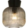 Vanja Plafond 20cm Svart/Rök