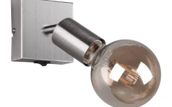 Vannes Spotlight E27 borstat stål